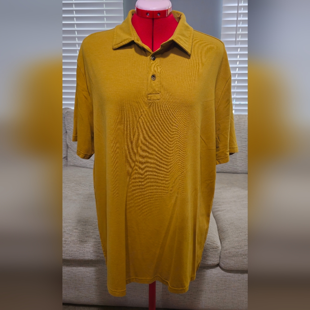 Men's Mustard Polo Shirt